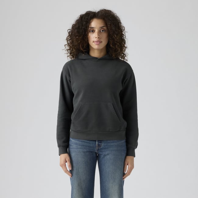 Sweat à capuche Heritage noir - h225 pirate black <span itemprop=
