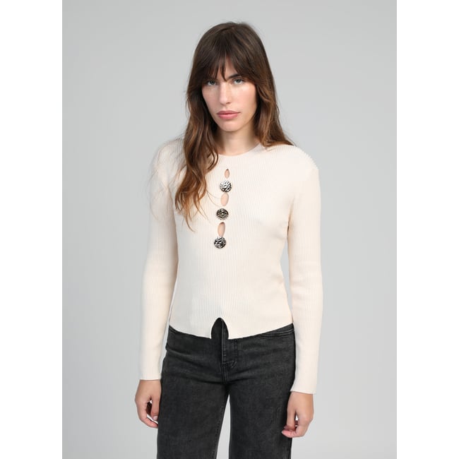 Pull NADONNI ecru <span itemprop=