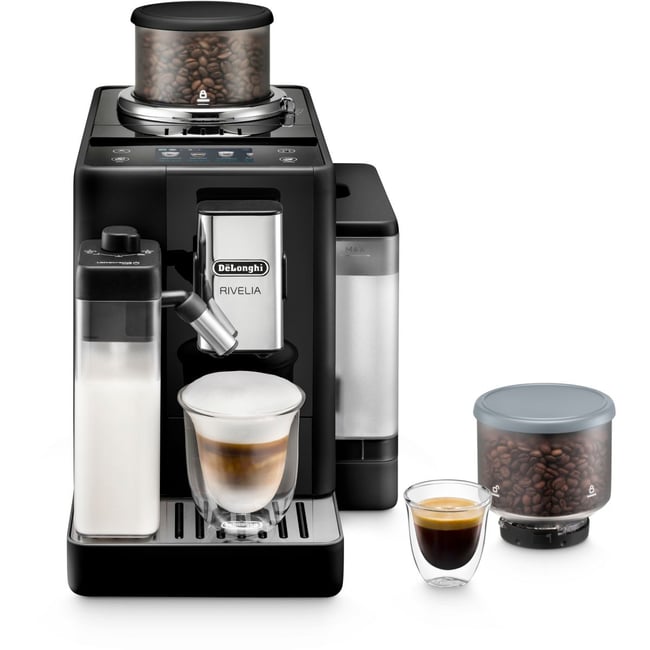 Expresso Broyeur FEB4455.B Rivelia Latte Noire - DELONGHI