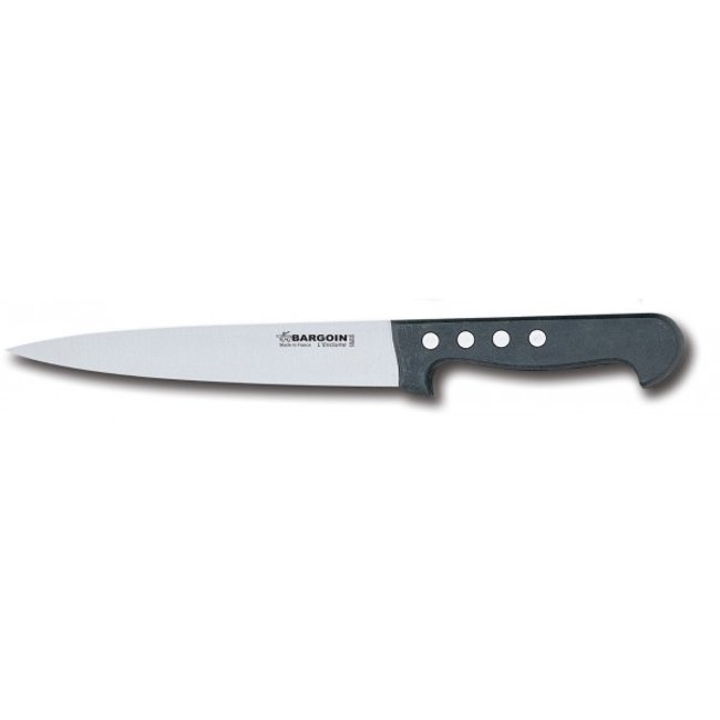 Couteau à saigner Bargoin lame 20cm Classic 4 rivets noir <span itemprop=