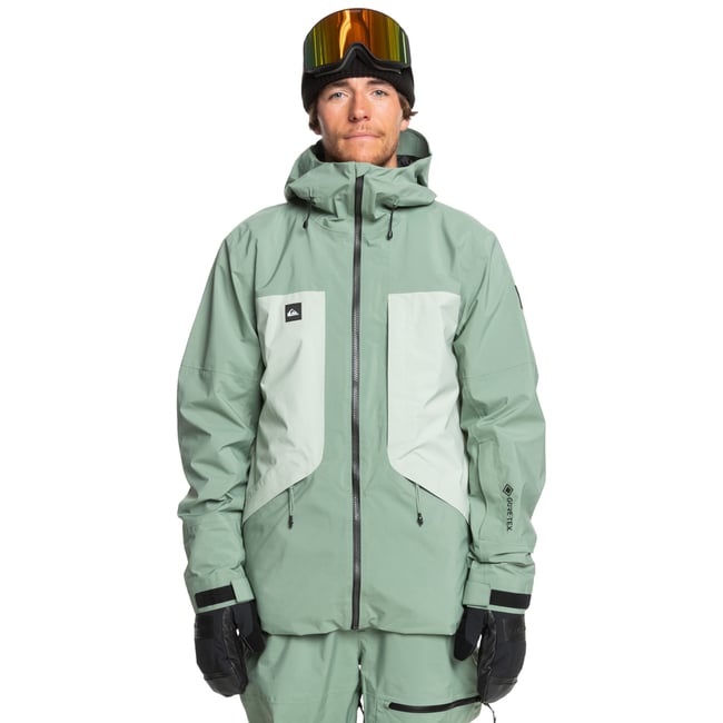 Veste de snow FOREVER STRETCH GORE-TEX vert sea spray <span itemprop=