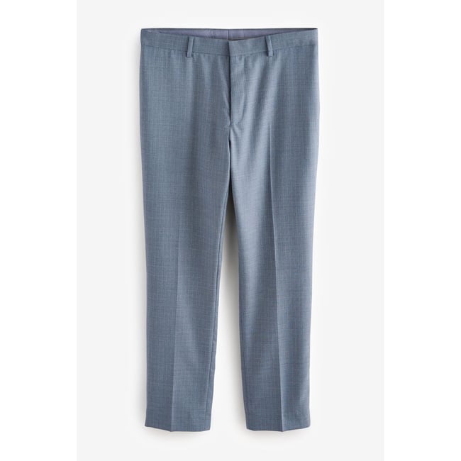 Pantalon de costume ajusté bleu <span itemprop=