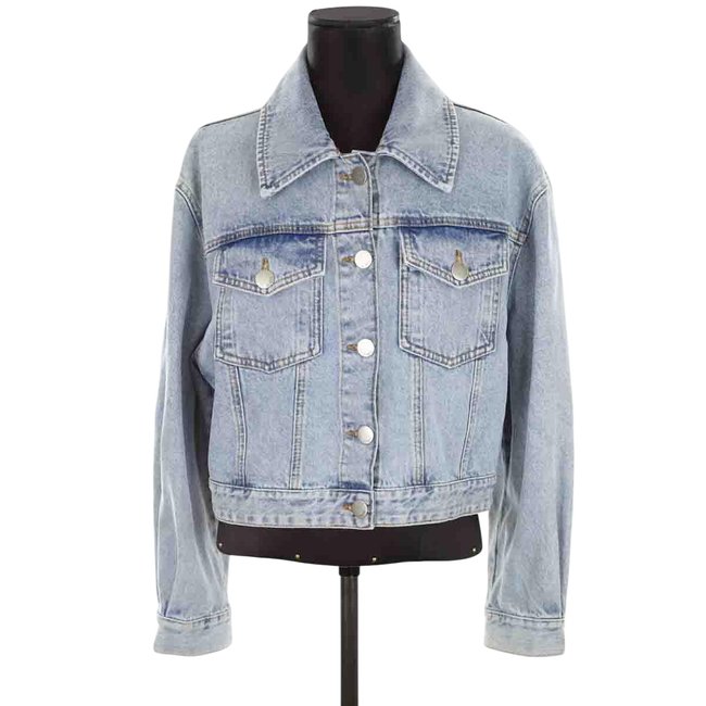 Veste en jean en coton - Très Bon État bleu <span itemprop=