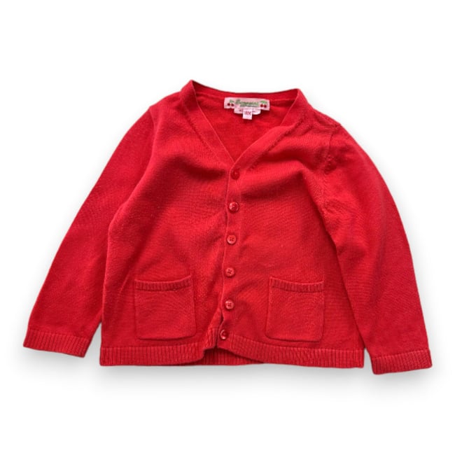 Cardigan Cyrillus Fille 6 Ans (taille 116) - 50% Laine, 50% Coton - Rose, Occasion Très Bon état