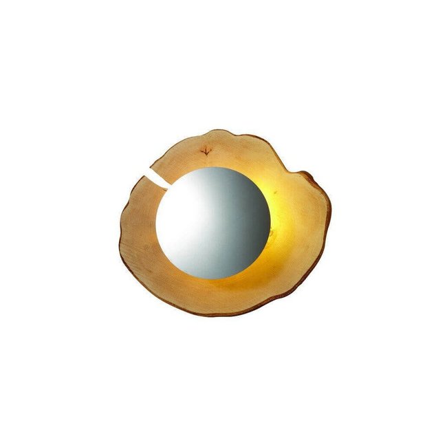 Applique en Hêtre et Acier Laqué Satin - BIG EYES Couleur bois naturel <span itemprop=