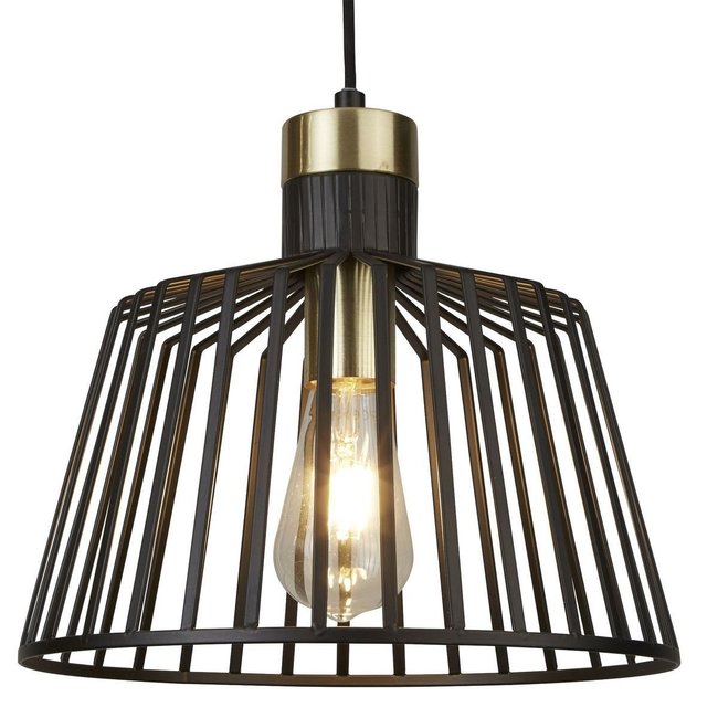 Suspension    BIRD CAGE Couleur noir <span itemprop=