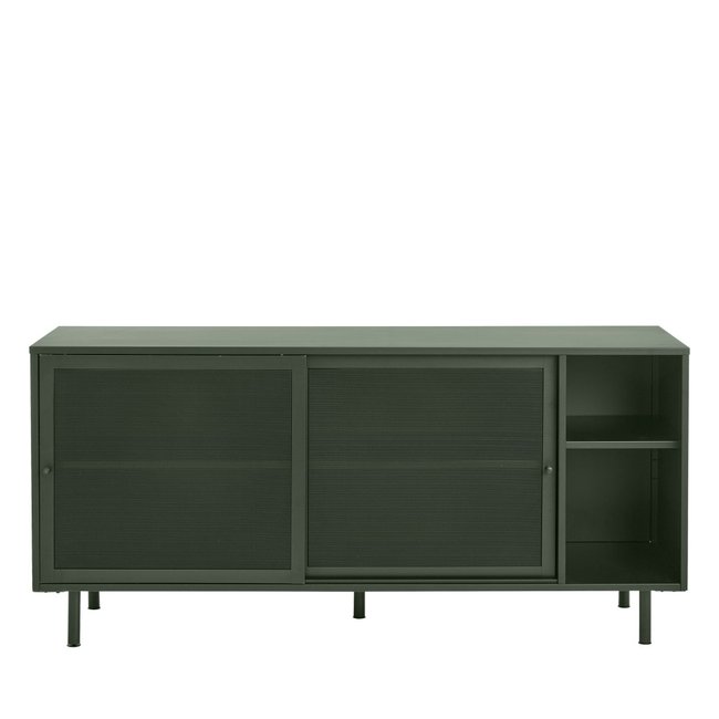 Buffet 2 portes, 2 niches en métal L160cm - KISO - DRAWER