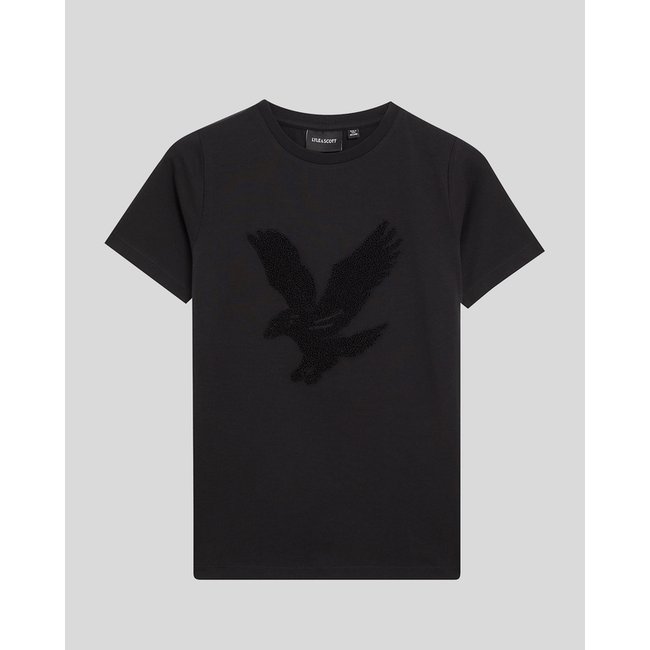 T-shirt en éponge noir jais <span itemprop=