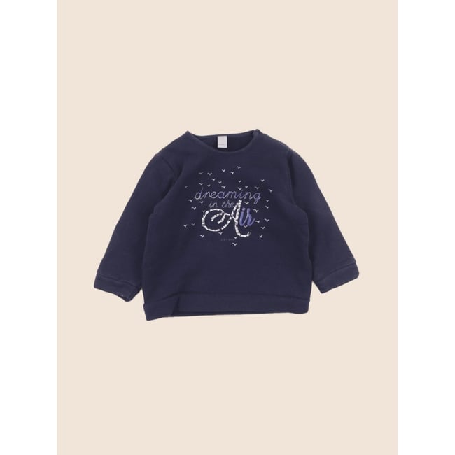 Sweat - Très bon état bleu <span itemprop=