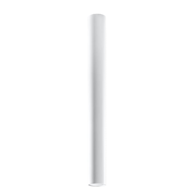 Plafonnier Acier Blanc GU10 1 Lagos 60 Couleur blanc <span itemprop=