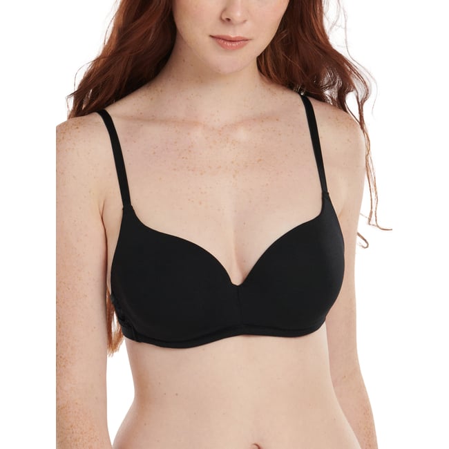 Soutien-gorge préformé Smooth noir <span itemprop=