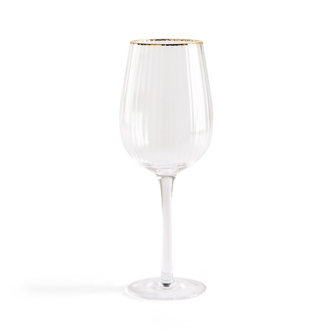 Lot 4 verres à vin Lurik Couleur transparent <span itemprop=