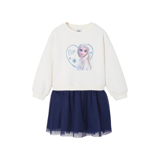 Robe La Reine des Neiges marine <span itemprop=