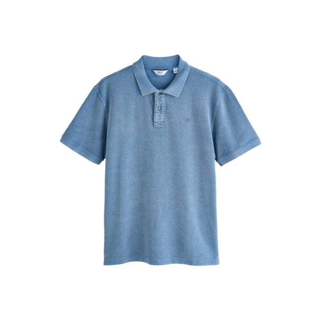 Polo délavé à manches courtes - NEXT