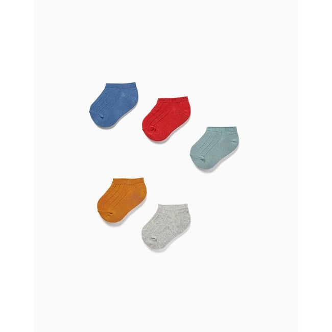 WB Socks Lot De 5 Paires Chaussettes Bébé Garçon - Coton Doux Ultra Confort (3-6 Mois à 2-3 Ans)