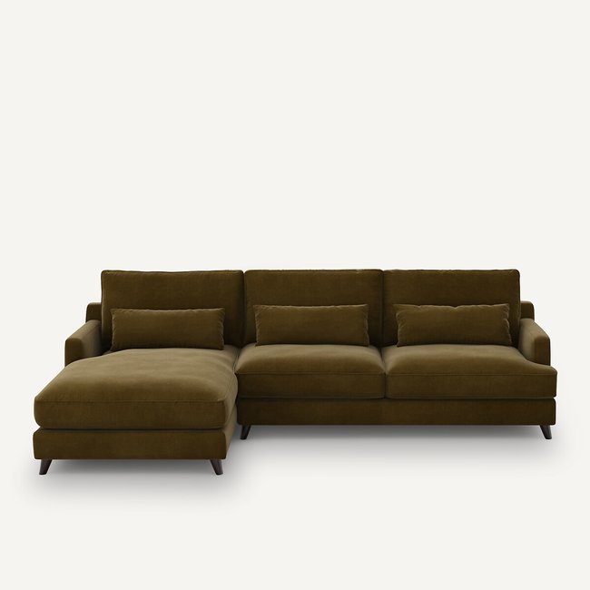 Ecksofa Alwine, Samt - AM.PM