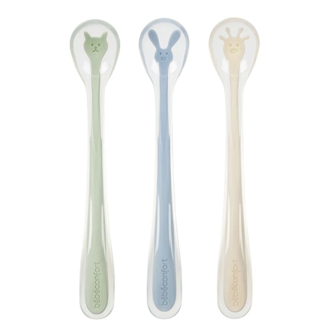 Lot de 3 cuillères silicone - BEBECONFORT