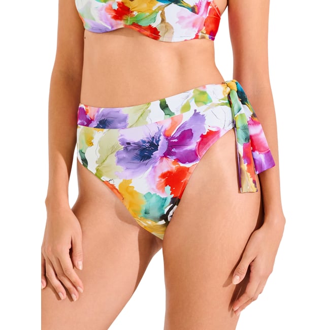 Bas maillot slip de bain échancré taille haute ROMA - LISCA