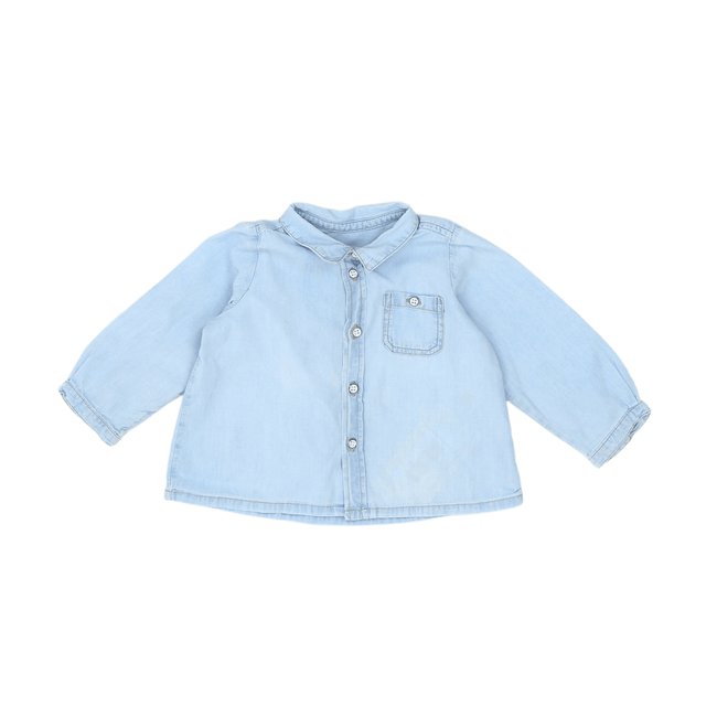 Chemise bébé - Très bon état bleu <span itemprop=