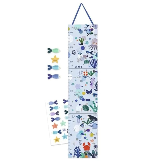 Toise Vie Aquatique bleu <span itemprop=