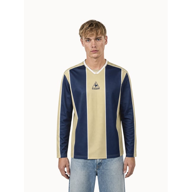 Maillot relax en double face avec bandes contrastées JERSEY safari/dark velvet <span itemprop=
