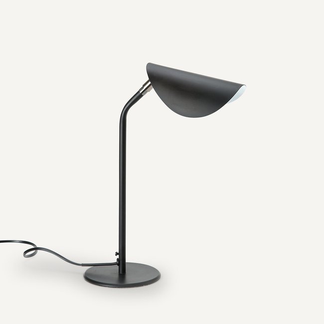 Lampe à poser métal noir mat, orientable,Funambule Couleur noir <span itemprop=