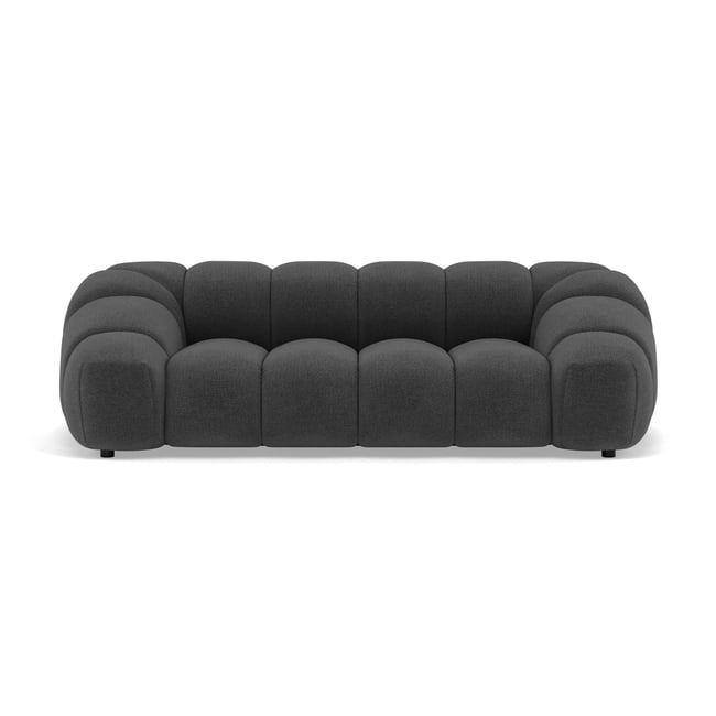 Canapé en velours texturé style contemporain, AVA - LISA DESIGN