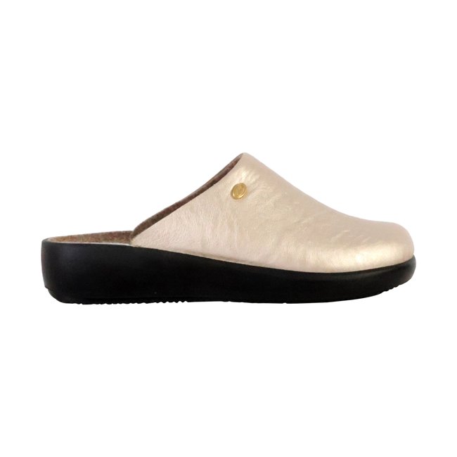 Chausson Plate à Enfiler Nilla Laminated Wool platine <span itemprop=