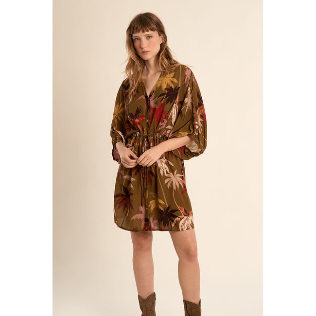 Robe courte, imprimée v002239 <span itemprop=