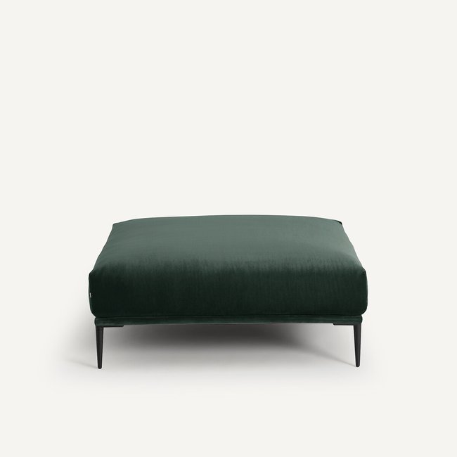 Repose-pied XL velours, Oscar design E.Gallina - AM.PM