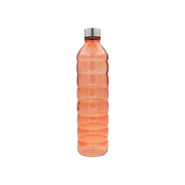 Bouteille orange en verre coloré, GLOUPOP Couleur orange <span itemprop=