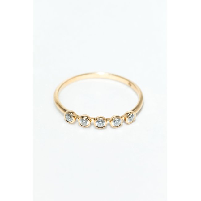 Bague Maria - Or 750‰ - Diamant blanc diamant blanc <span itemprop=