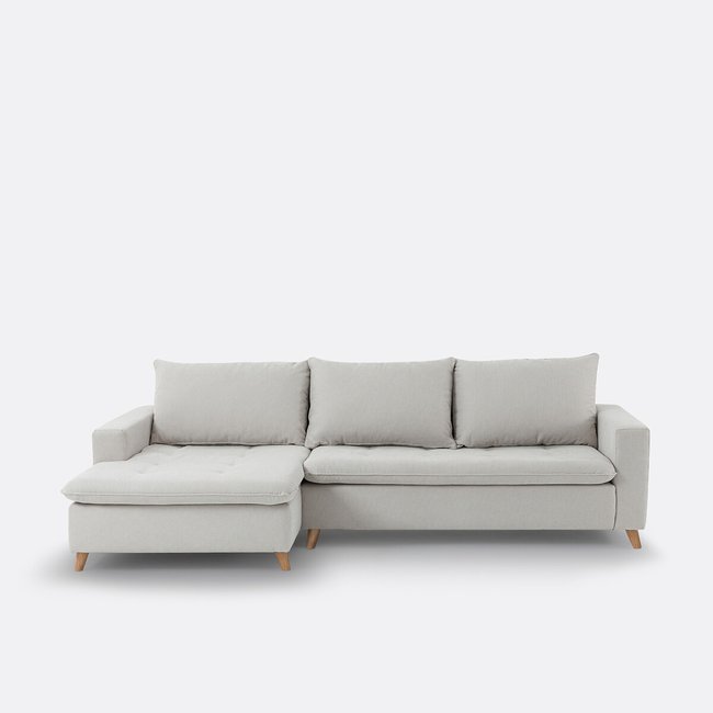 Ecksofa Milare, Strukturgewebe, Ecke links - LA REDOUTE INTERIEURS