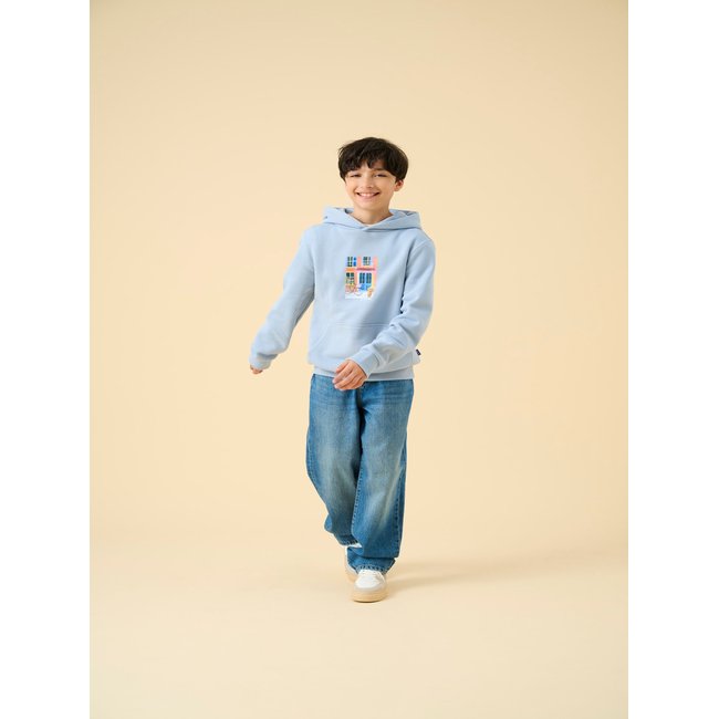 Jean À Coupe Ample medium blue denim <span itemprop=