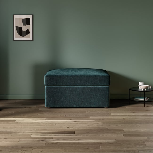 Jay-Be® Cosy Chenille Footstool Sofa Bed with Comfort Mattress - JAY-BE