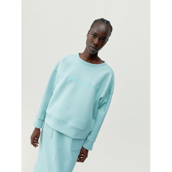 Sweat de sport femme Maia séchage rapide toucher doux vert menthe brume <span itemprop=