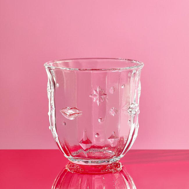 Set of 4 Electric Coast Tumbler Glasses, transparent, ELEANOR BOWMER