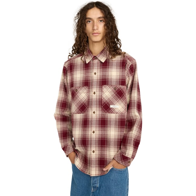 Chemise manches longues HAWTHORNE 2PKT HEAVYWEIGHT multi cream zinfandel plaid <span itemprop=