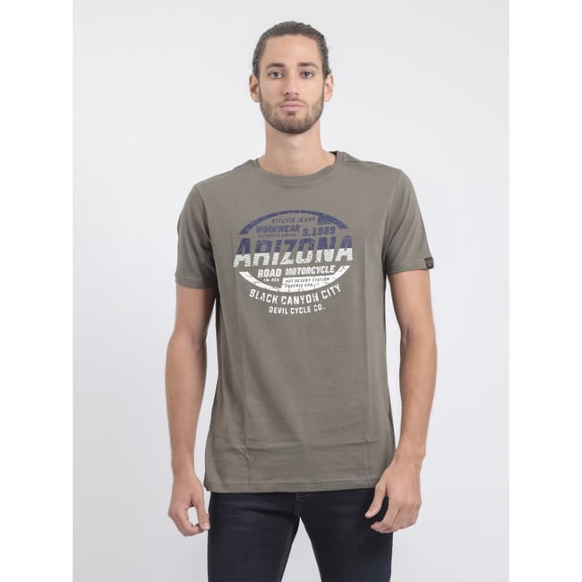 T-shirt Col Rond Pur Coton Jacraig - RITCHIE