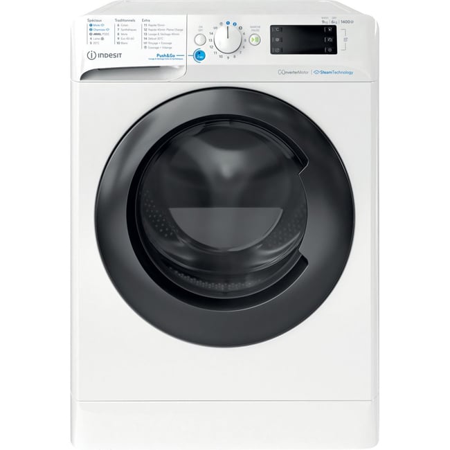 Lave linge séchant hublot BDE96435WKVFR - INDESIT