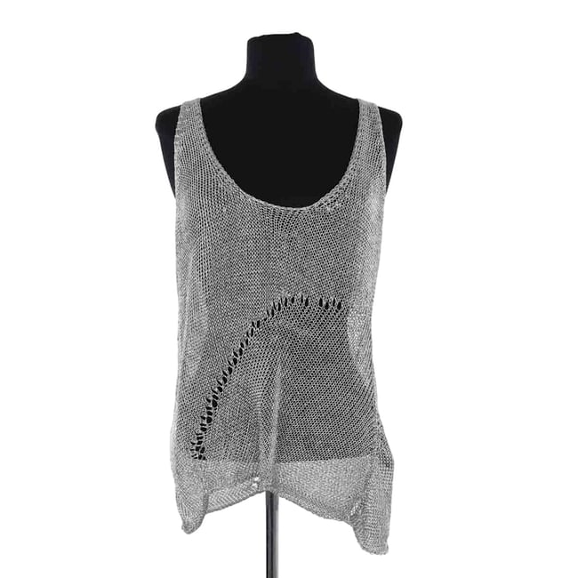Top sans manche - Très Bon État gris <span itemprop=