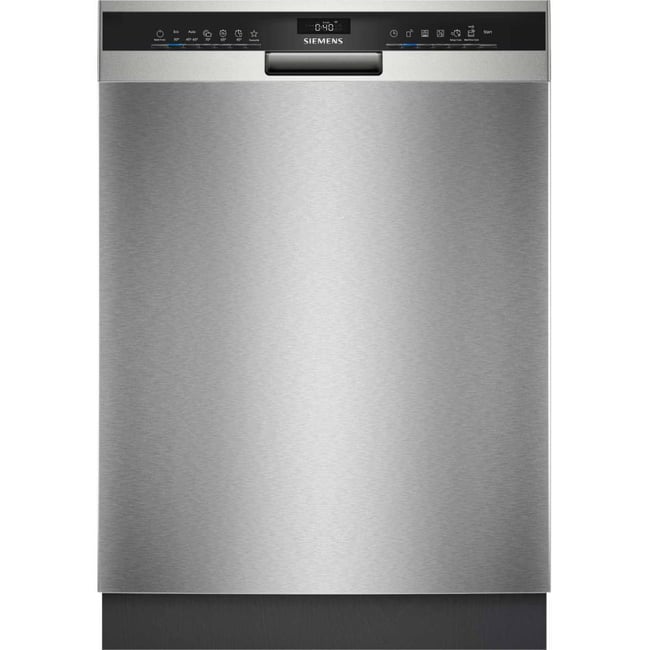 Lave vaisselle integrable 60 cm SN43HI01MS sans facade bandeau acier <span itemprop=