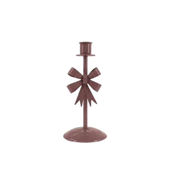 Bougeoir nœud en métal 25cm - HASHTAG DECO