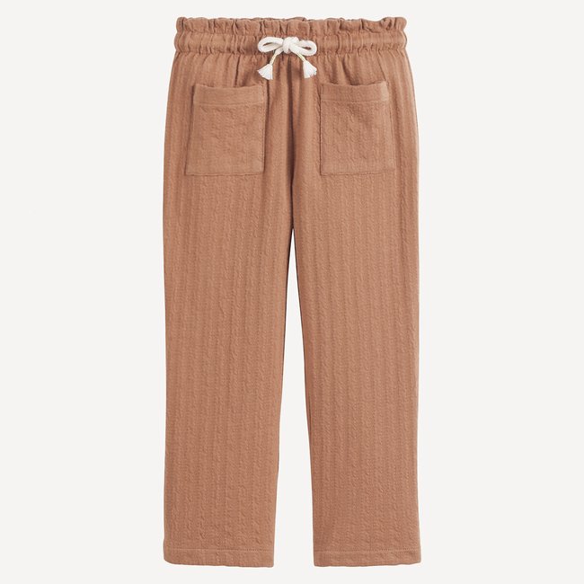 Weite Hose braun <span itemprop=