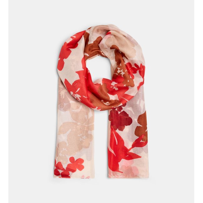 Foulard filo floral soie - GALERIES LAFAYETTE
