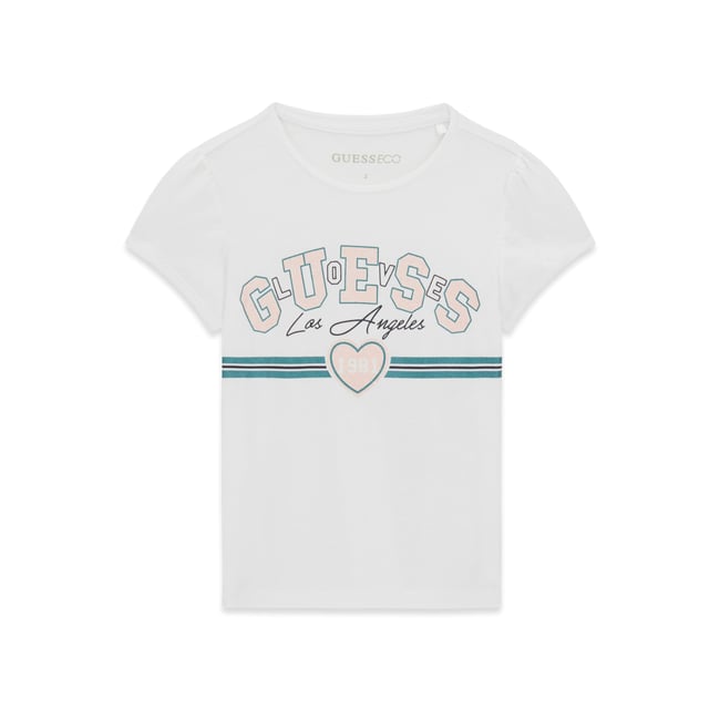 T-Shirt Avec Logo Imprimé blanc <span itemprop=