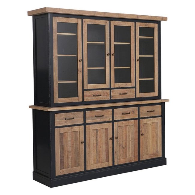 Buffet vaisselier - RIVAGES Couleur noir <span itemprop=