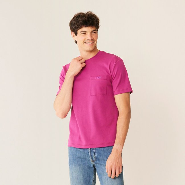 T-shirt manches courtes avec poche bettrave <span itemprop=