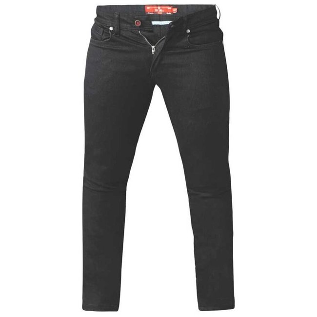Jean effilé CLAUDE noir <span itemprop=