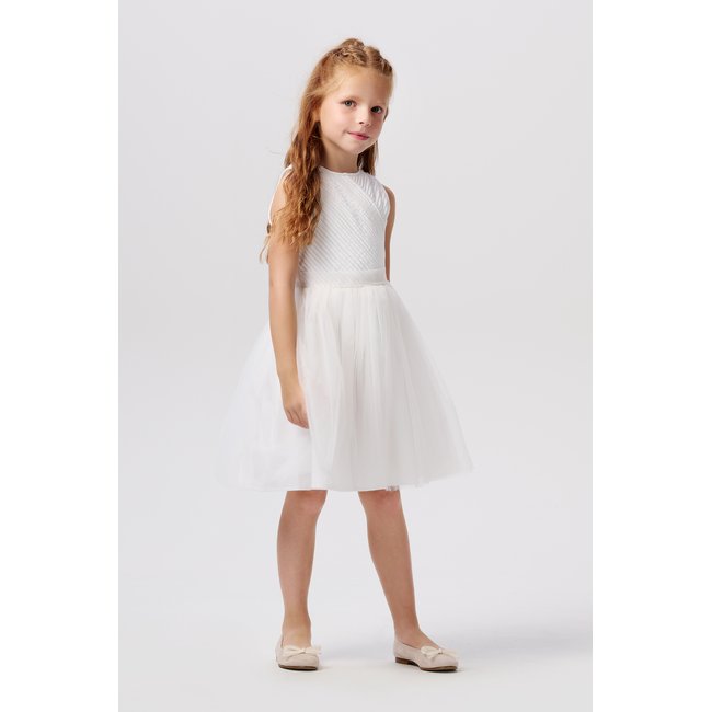 Robe ESTCOURT blanc brillant <span itemprop=